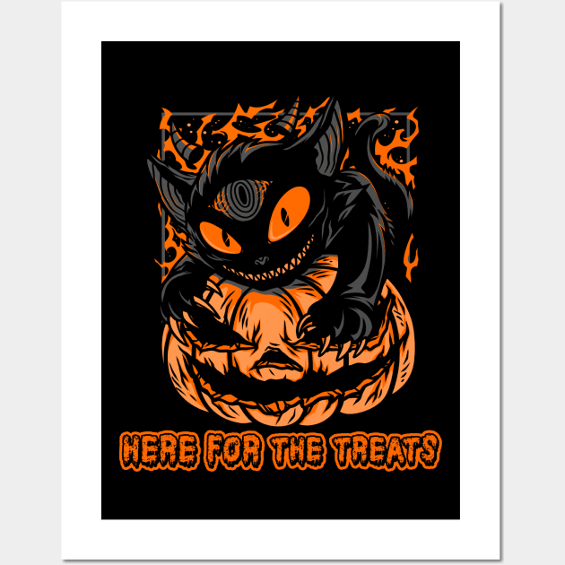 Halloween Trick Or Treat Wall Art by MONMON-75